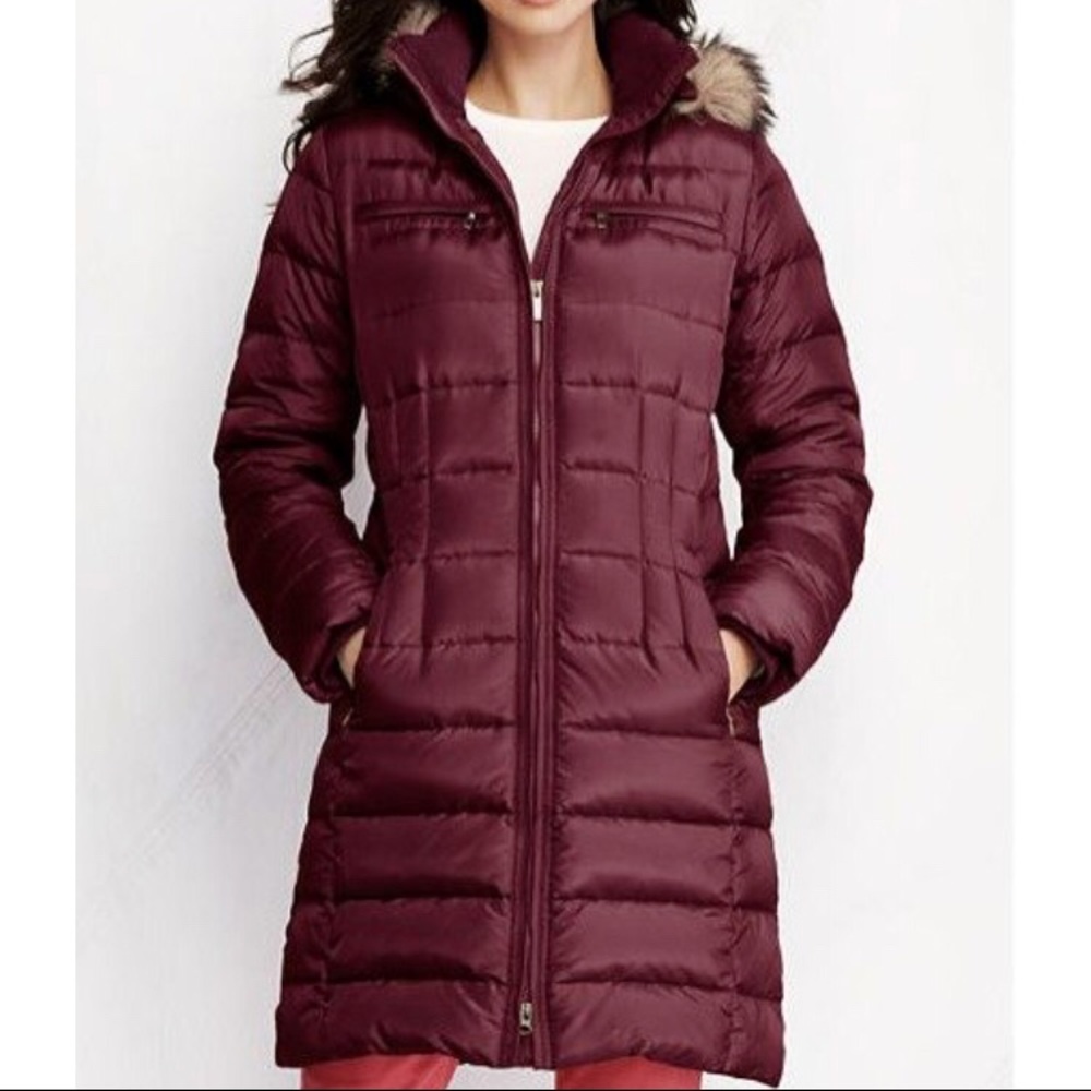 Burgendy coat